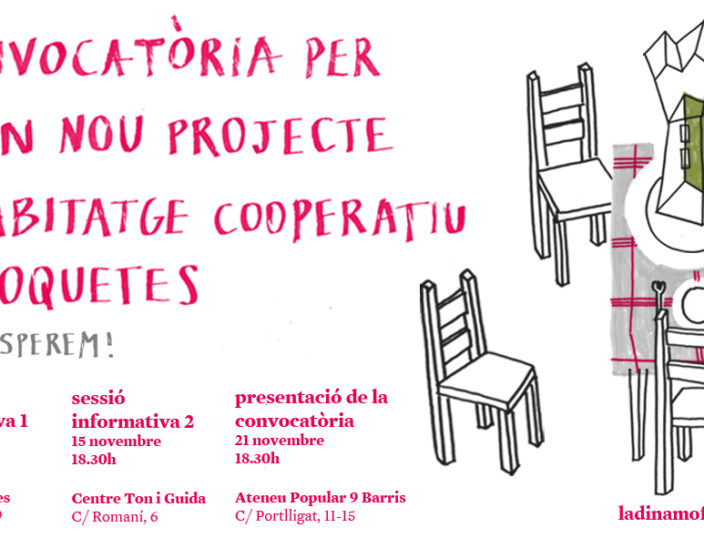 Próxima convocatoria para un nuevo proyecto de vivienda cooperativa en Roquetes!