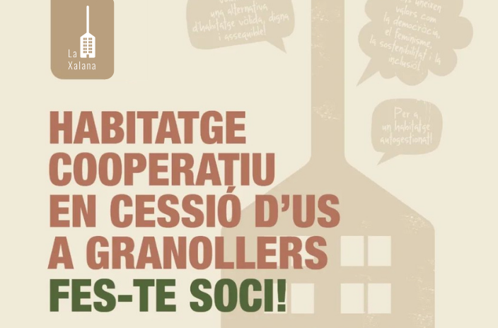 Vols viure en un projecte d’habitatge cooperatiu a Granollers? Fes-te sòcia de La Xalana